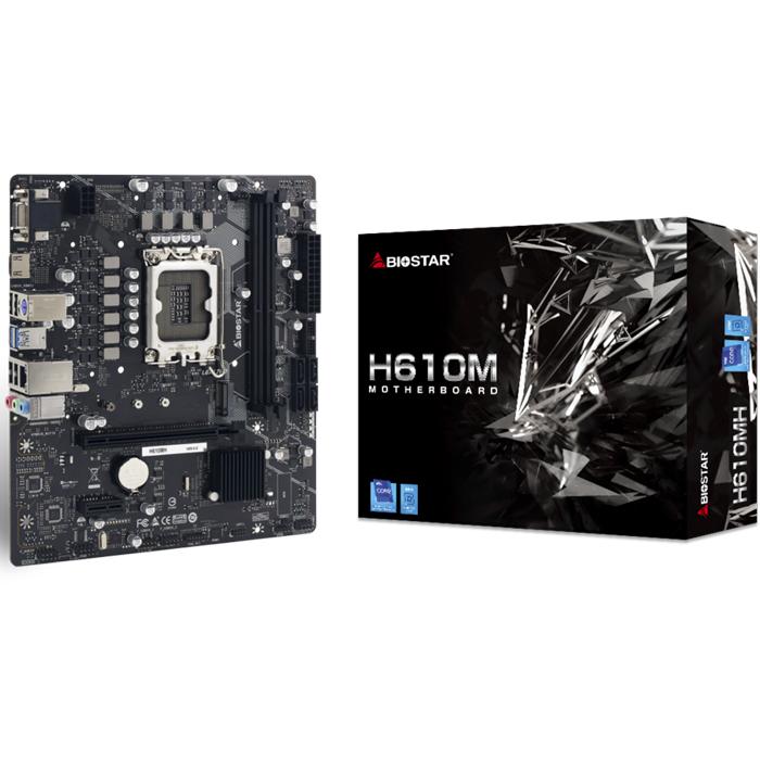 TARJETA MADRE BIOSTAR H610MH 1700 2xDDR4 MATX