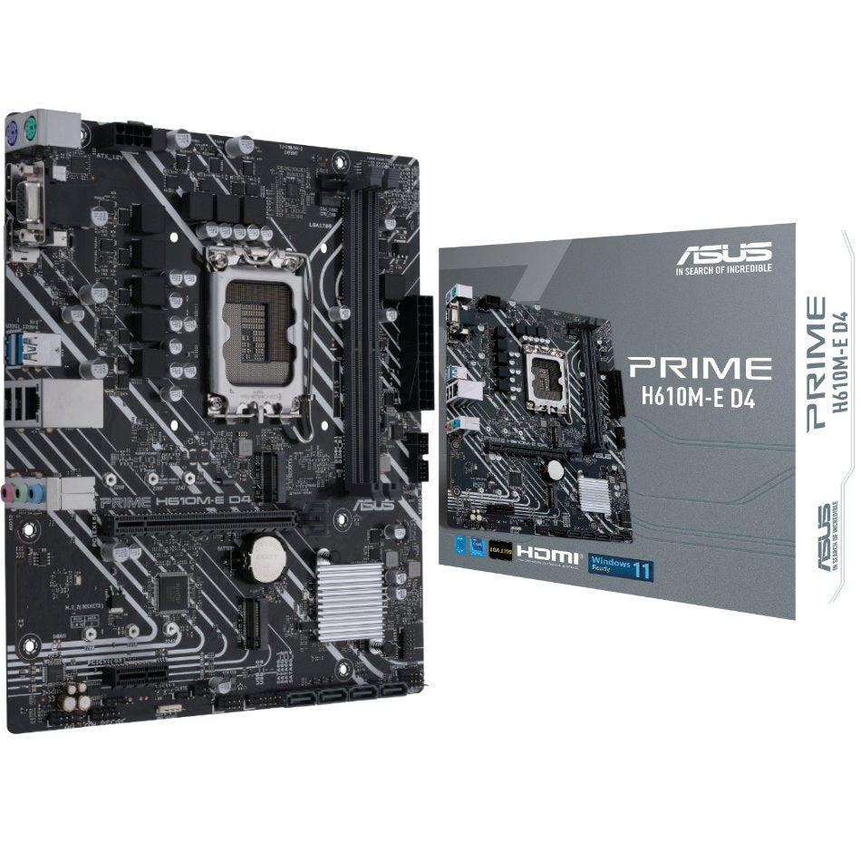 TARJETA MADRE ASUS PRIME H610M-E D4 1700 2xDDR4 AURA RGB MATX