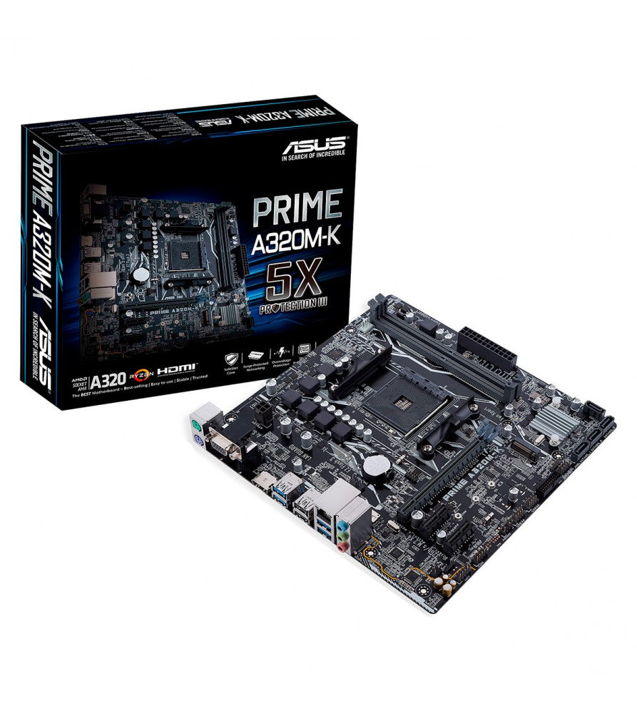 TARJETA MADRE ASUS PRIME A320M-K AM4 MATX