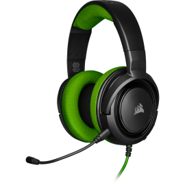 AURICULARES CORSAIR HS35 STEREO GAMING GREEN 3.5 MM CA-9011197-NA