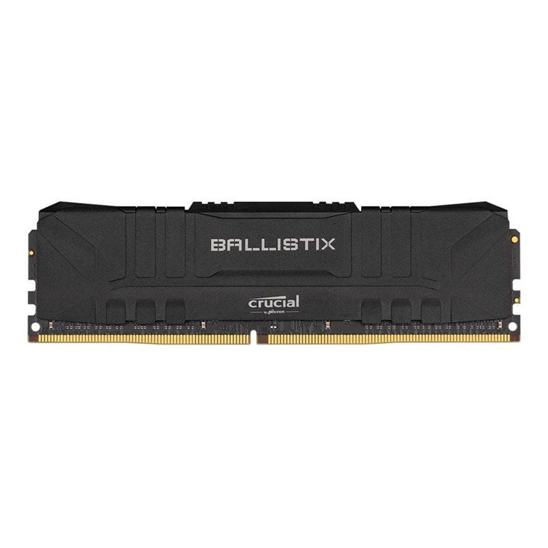 MEMORIA RAM CRUCIAL BALLISTIX 8GB DDR4 2666MHZ BLACK CL16 BL8G26C16U4B