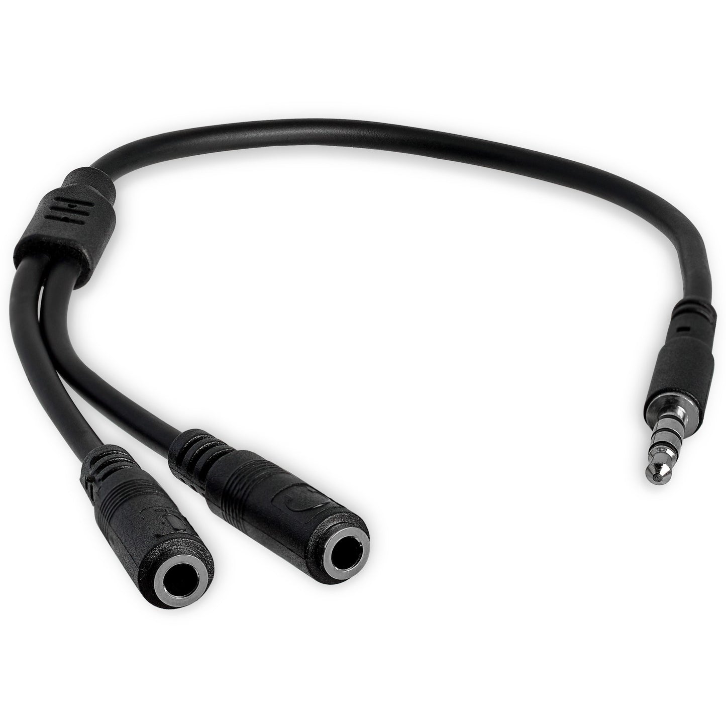 CABLE ADAPTADOR DE AURICULARES MINI-JACK 3.5MM 4 PINES MUYHSMFF