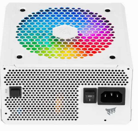 FUENTE DE PODER CORSAIR CX550F RGB 550W 80 PLUS BRONCE ATX BLANCA CP-9020225-NA
