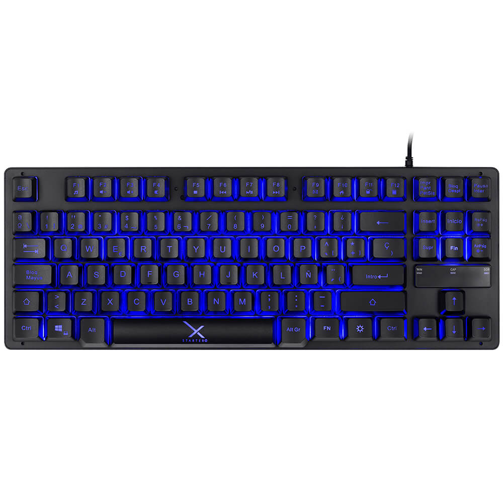 TECLADO XZEAL STARTER LUZ LED XSATGA1B