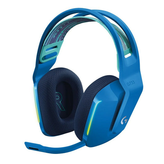 AURICULARES GAMING LOGITECH G733 BLUE INALAMBRICO RECARGABLE USB 7.1 RGB 981-000942