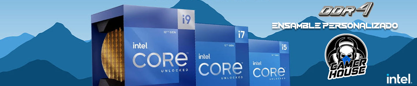 GAMING PC INTEL GEN12/13/14 DDR4 ENSAMBLE PERSONALIZADO