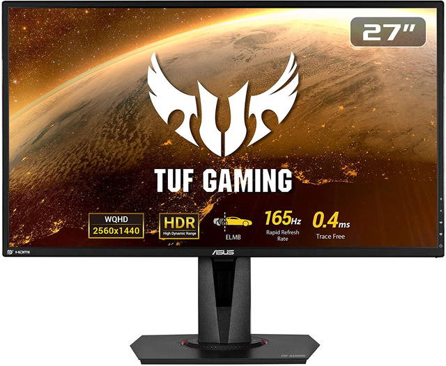 MONITOR CURVO ASUS TUF GAMING 27" 2560X1440 1MS 165HZ VG27WQ1B