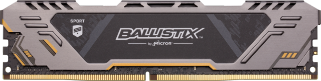 MEMORIA RAM DDR4 BALLISTIX SPORT AT 8GB 2666MHZ GRIS BLS8G4D26BFSBK