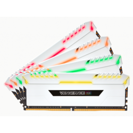 MEMORIA DDR4 CORSAIR VENGEANCE RGB W 16GB 2X8 3200 CMR16GX4M2C3200C16W