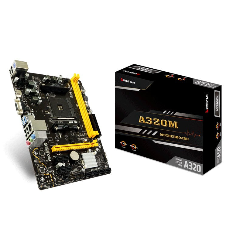 TARJETA MADRE BIOSTAR A320MH AM4 MICRO ATX
