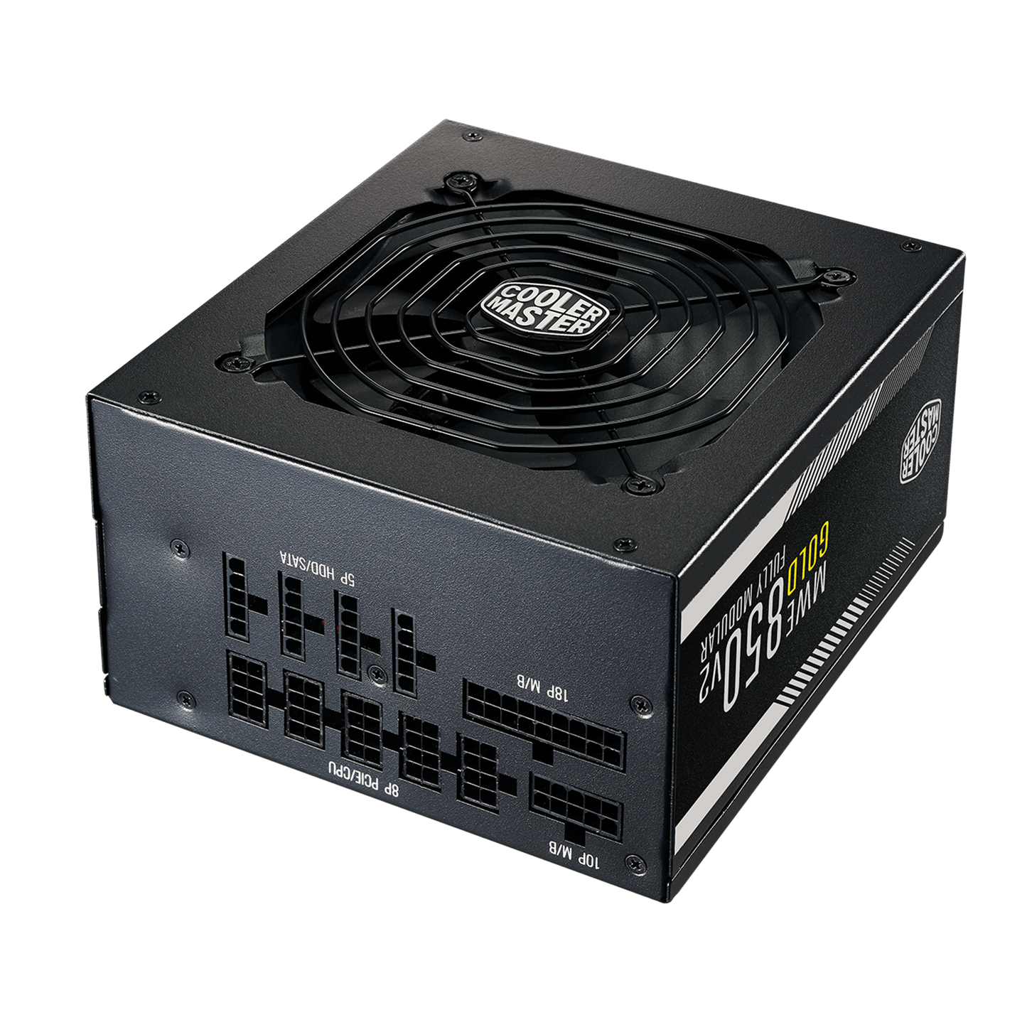 FUENTE DE PODER COOLER MASTER MWE 850W 80+ORO MODULAR V2 MPE-8501-AFAAG-U2