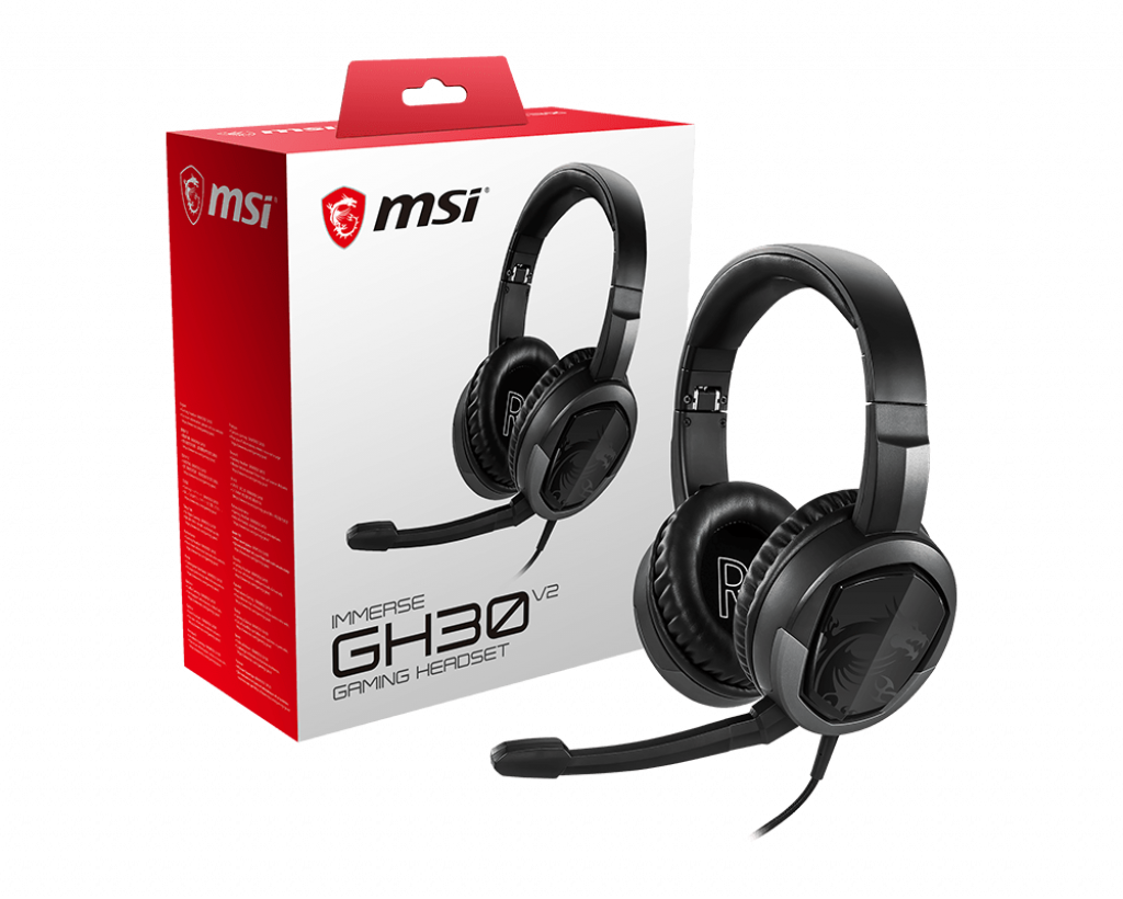 AURICULARES MSI 3.5MM NEGRO IMMERSE GH30 V2