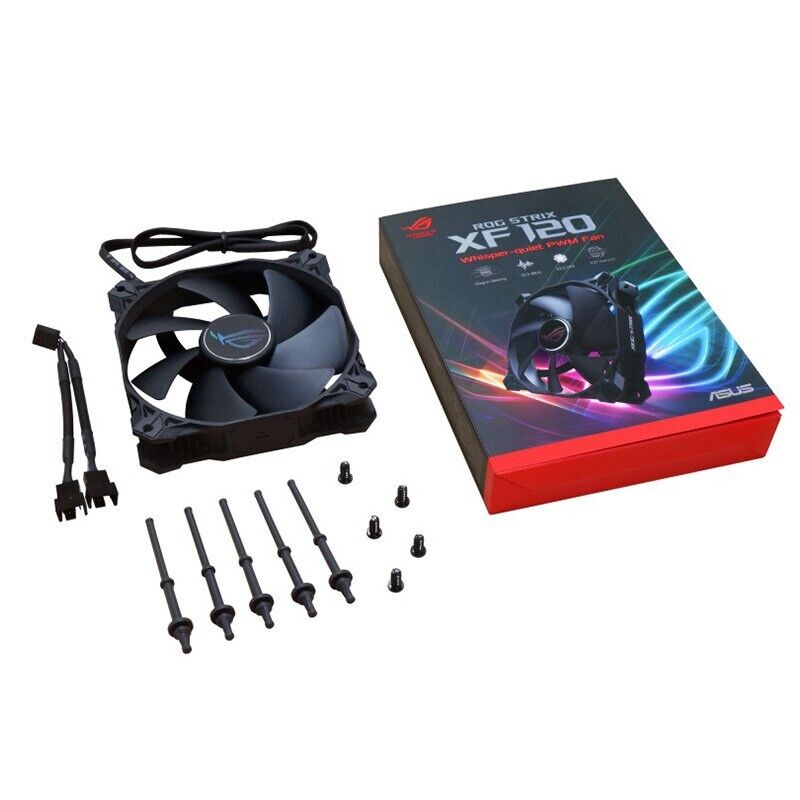 VENTILADOR ASUS ROG STRIX XF120 120MM INDIVIDUAL NEGRO LEVITACION MAGNETICA