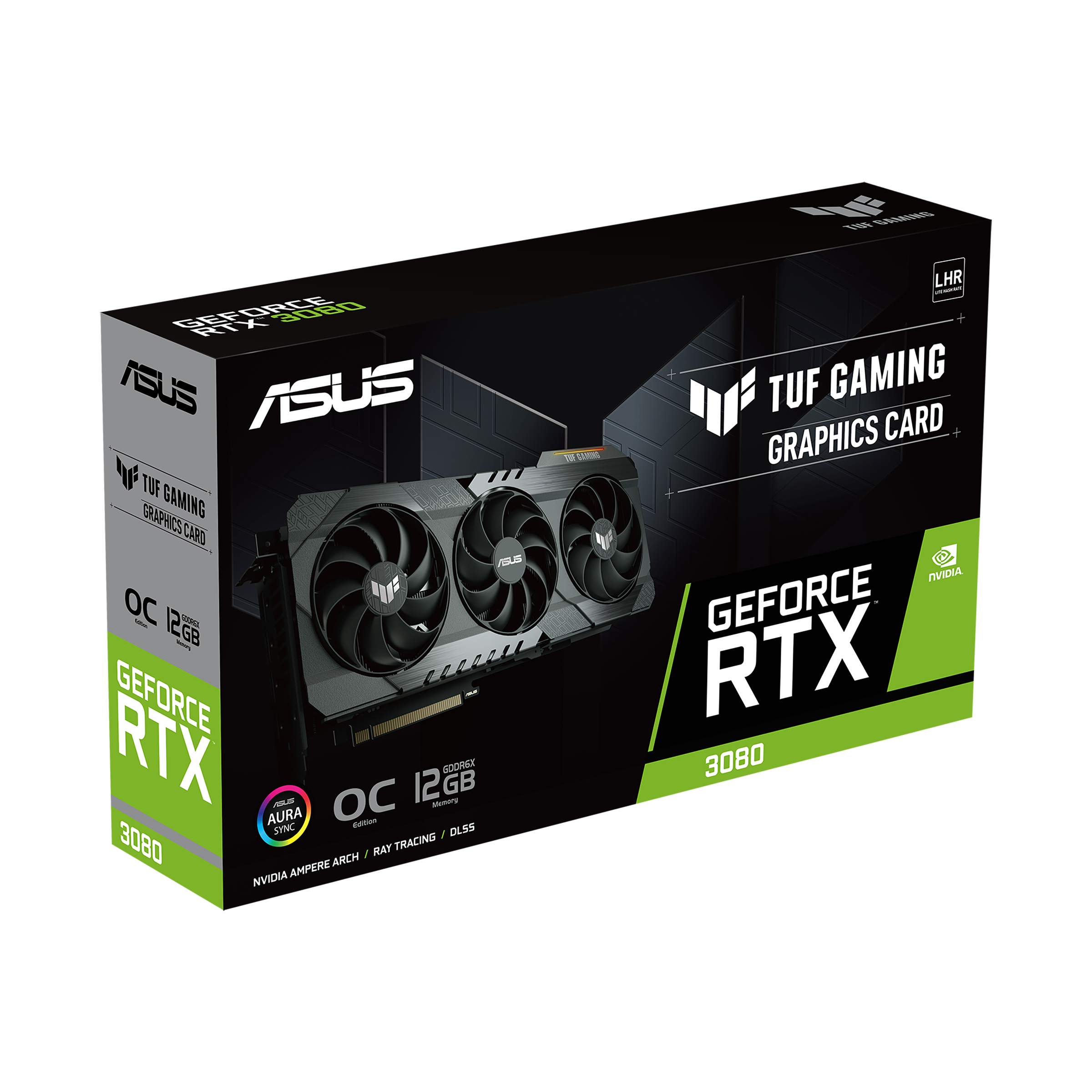 TARJETA DE VIDEO ASUS GEFORCE RTX 3080 12GB GDDR6X 384BITS TUF