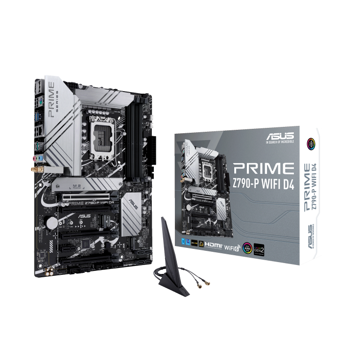 TARJETA MADRE ASUS PRIME Z790-P WIFI D4 1700 4xDDR4 WIFI6 BLUETOOTH ATX