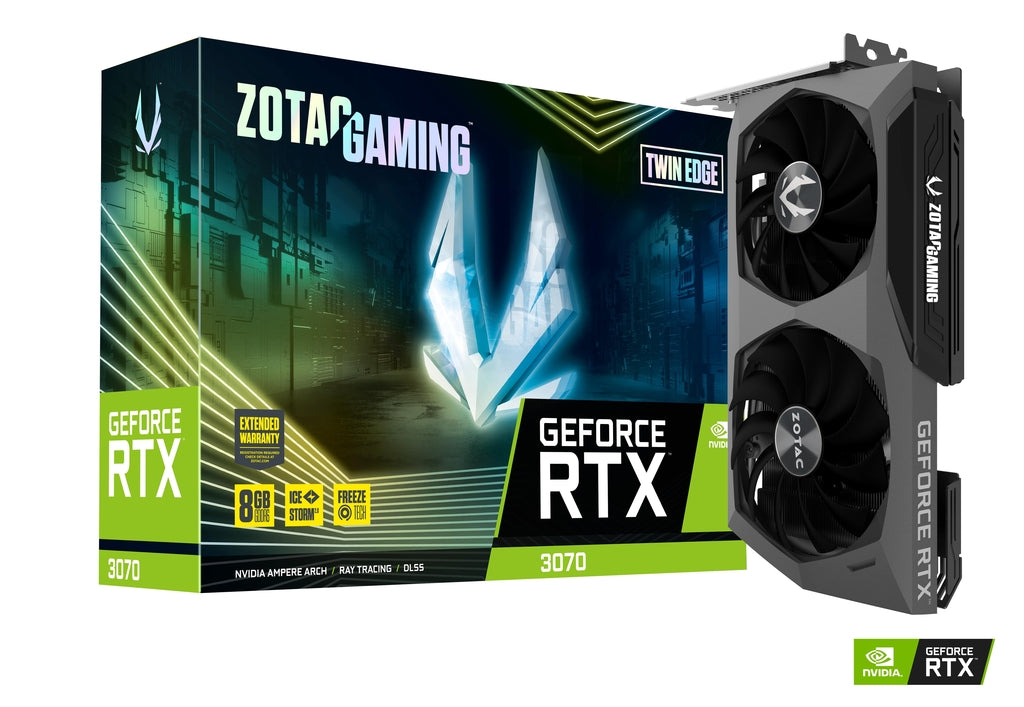 TARJETA DE VIDEO ZOTAC GEFORCE RTX 3070 8GB DDR6 256BITS ZT-A30700E-10PLHR