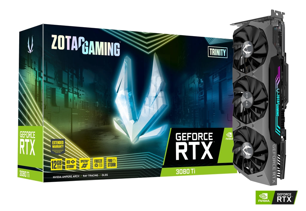 TARJETA DE VIDEO ZOTAC GEFORCE RTX 3080Ti TRINITY 12GB DDR6X 384BITS ZT-A30810D-10P