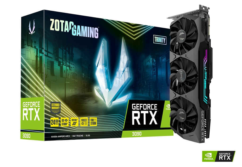 TARJETA DE VIDEO ZOTAC GEFORCE RTX 3090 TRINITY 24GB GDDR6X 384BITS ZT-A30900D-10P