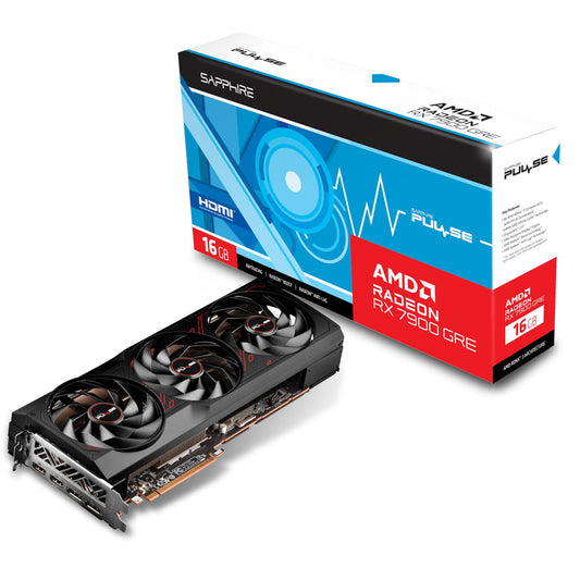 TARJETA DE VIDEO SAPPHIRE (11325-04-20G) PULSE RADEON RX 7900 GRE, 16GB GDDR6 2290MHZ, 2*DP, 2*HDMI