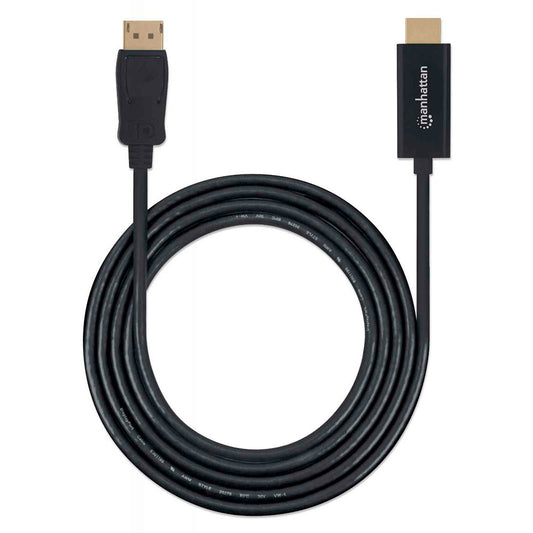 CABLE MANHATTAN DISPLAYPORT-HDMI MACHO-MACHO 1.8MTS 152679