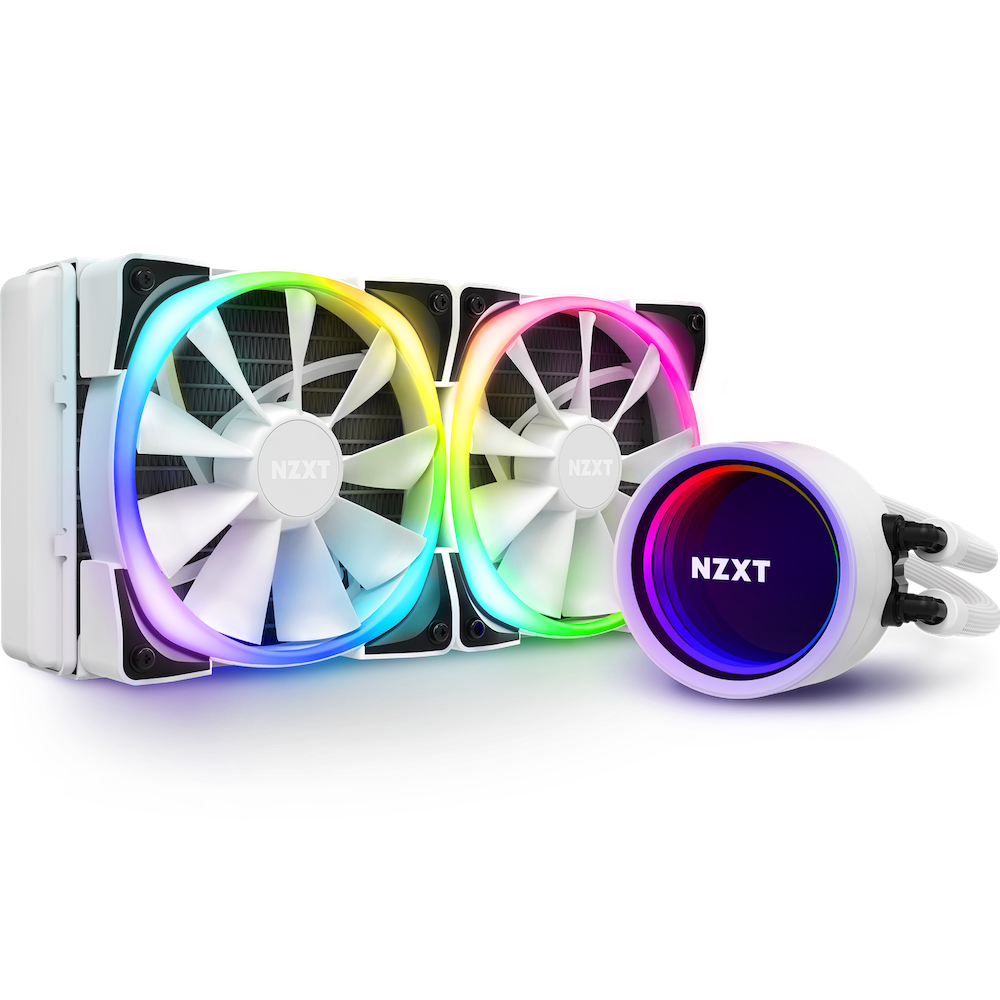 ENFRIAMIENTO LIQUIDO NZXT KRAKEN X53 240 BLANCO RGB RL-KRX53-RW