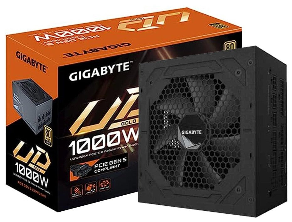 FUENTE DE PODER GIGABYTE 1000W 80+GOLD NEGRO MODULAR GP-UD1000GM GUS