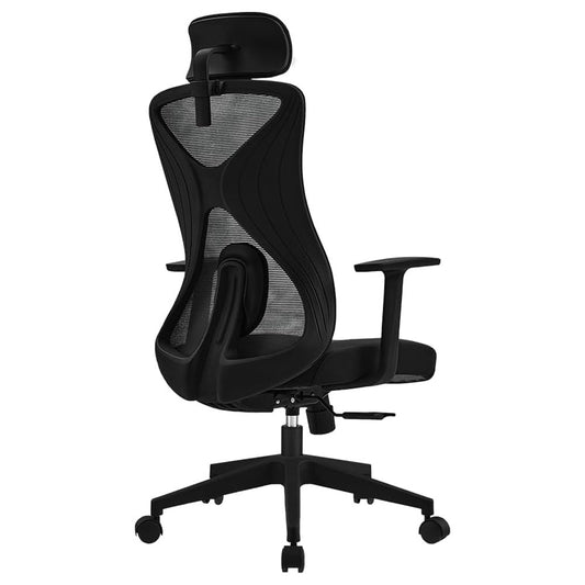 SILLA ACTECK FLOE PRO EC737 ERGONOMICA MARIPOSA CLASE4 120KG REPOSABRAZOS FIJO NEGRO AC-937238