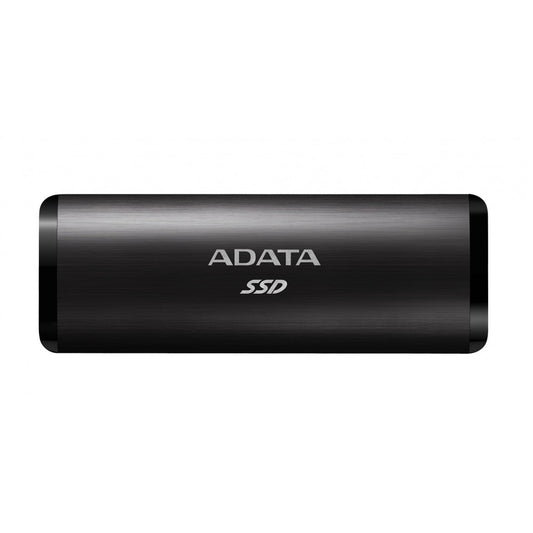 UNIDAD DE ESTADO SOLIDO SSD EXTERNO ADATA SE760 512GB PORTATIL USB 3.2 TIPO C WINDOWS MAC LINUX ANDROID PS5 XBOX X S COLOR NEGRO (ASE760-512GU32G2-CBK)