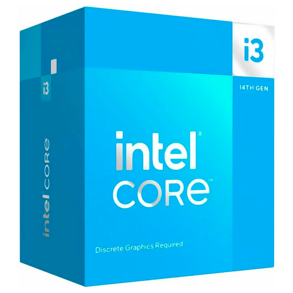 PROCESADOR INTEL CORE I3 14100F 1700 4CORES 3.5GHZ 65W SIN VIDEO BX8071514100F