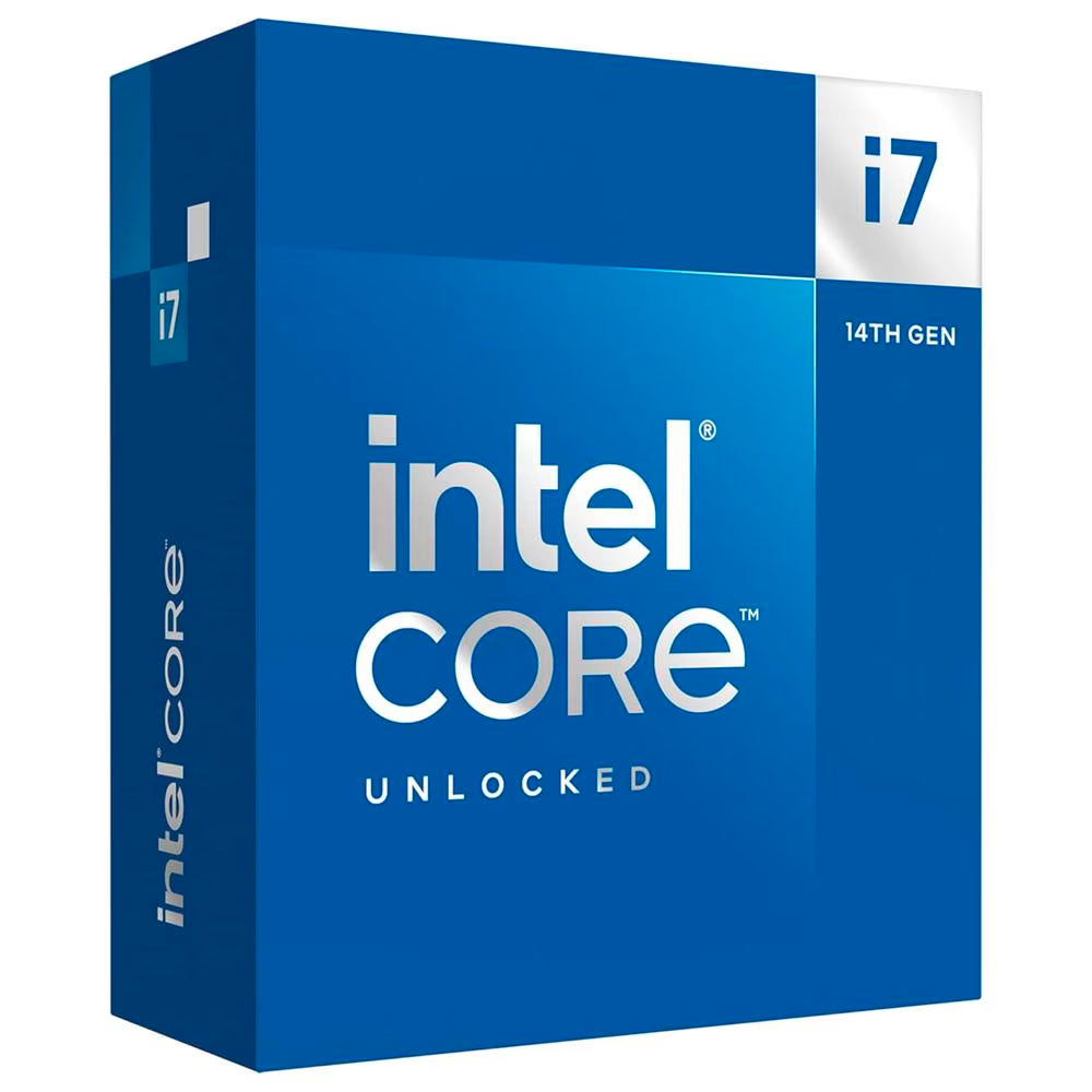 PROCESADOR INTEL CORE I7 14700K 1700 6CORES 3.5GHZ 125W SIN DISIPADOR CON VIDEO BX8071514700K