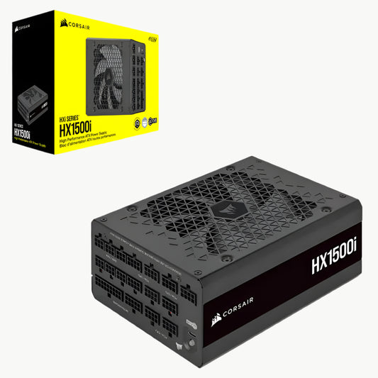 FUENTE DE PODER CORSAIR (CP-9020261-NA) HX1500I,1500W,FULL MODULAR,80 PLUS PLATINUM,NEGRO