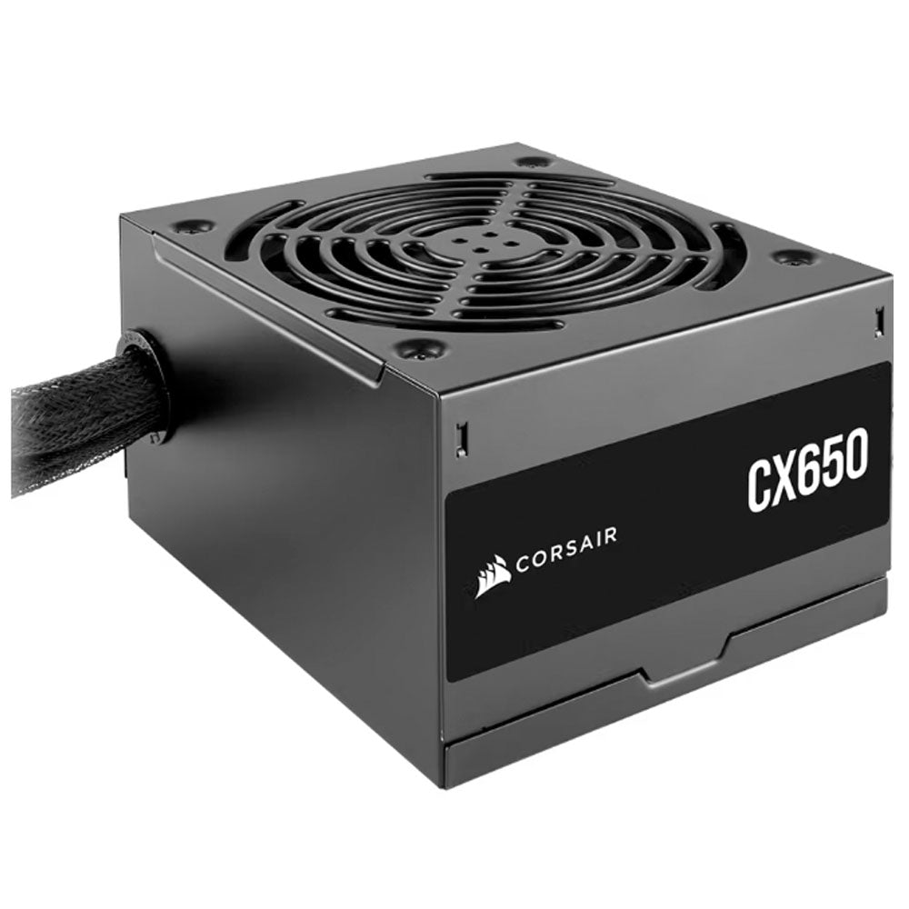 FUENTE DE PODER CORSAIR (CP-9020278-NA) CX650,650W,80 PLUS BRONZE,3 SATA,2 PCIE,VENT 120MM,NEGRO