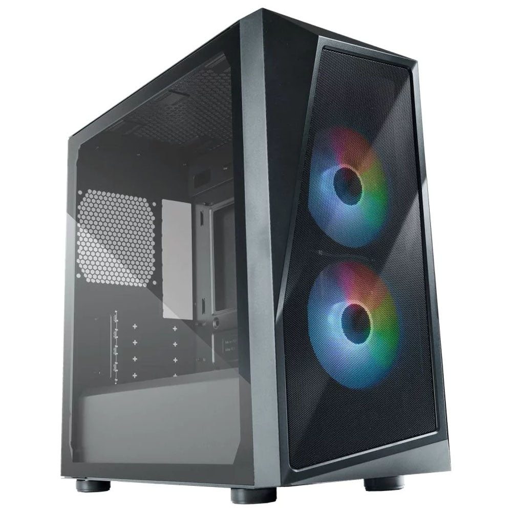 GABINETE COOLER MASTER CMP 320 ARGB VIDRIO TEMP 2VENT NEGRO MATX CP320-KGNN-S00