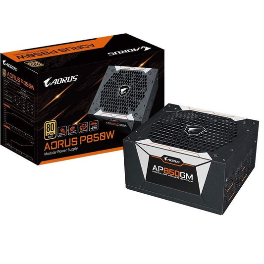 FUENTE DE PODER GIGABYTE AORUS P850W 80+ GOLD MODULAR / ATX 12V / 850W / COLOR NEGRO