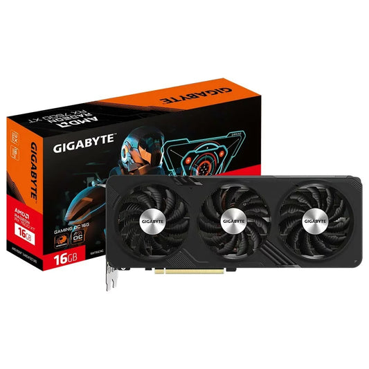 TARJETA DE VIDEO GIGABYTE GV-R76XTGAMING OC-16GD / RADEON RX 7600 XT / 16GB GDDR6 / PCI-E 4.0 / HDMI 2.1 / DP 1.4 / GAMA ALTA