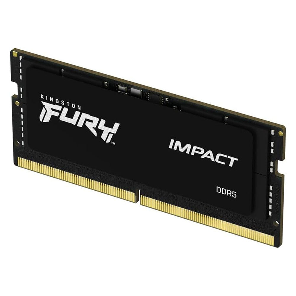 MEMORIA RAM KINGSTON FURY IMPACT SODIMM 16GB DDR5 (1X16GB) 6000MHZ CL38 NON-ECC XMP KF560S38IB-16