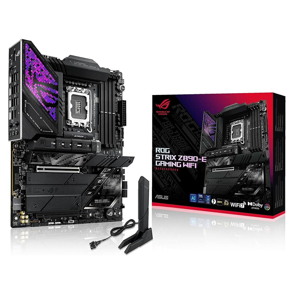 TARJETA MADRE ASUS (ROG STRIX Z890-E GAMING WIFI)SOCKET 1851 15A,4*DDR5,HDMI,DP,PCIE-5.0,WIFI7,ATX