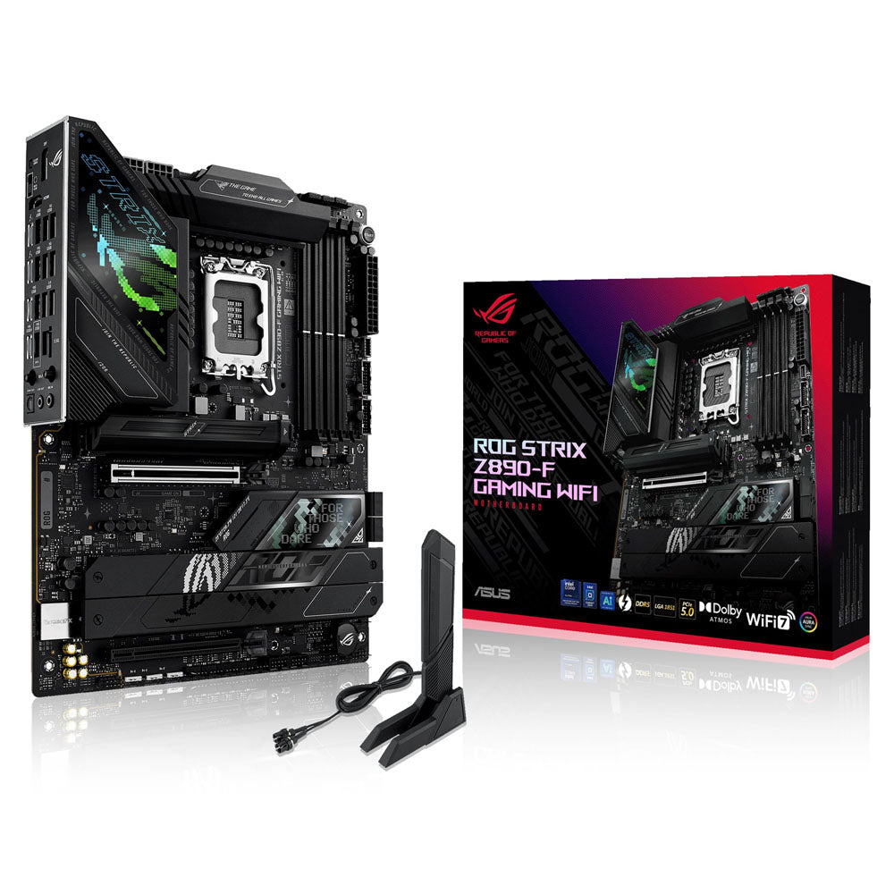 TARJETA MADRE ASUS (ROG STRIX Z890-F GAMING WIFI)SOCKET 1851 15A,4*DDR5,HDMI,TB,PCIE-5.0,WIFI7,ATX