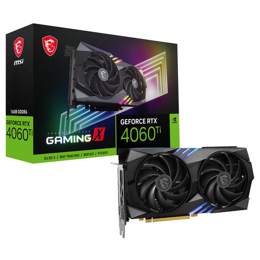 TARJETA DE VIDEO MSI GEFORCE RTX 4060TI GAMING X 16GB GDDR6 HDMI 3xDP