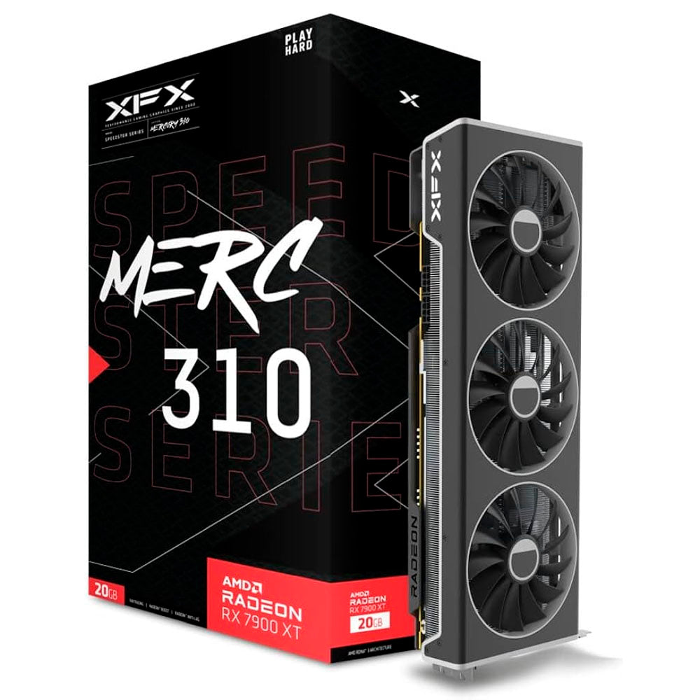 TARJETA DE VIDEO XFX SPEEDSTER MERC310 RADEON RX7900XT 20GB GDDR6 3xDP HDMI RX-79TMERCU9