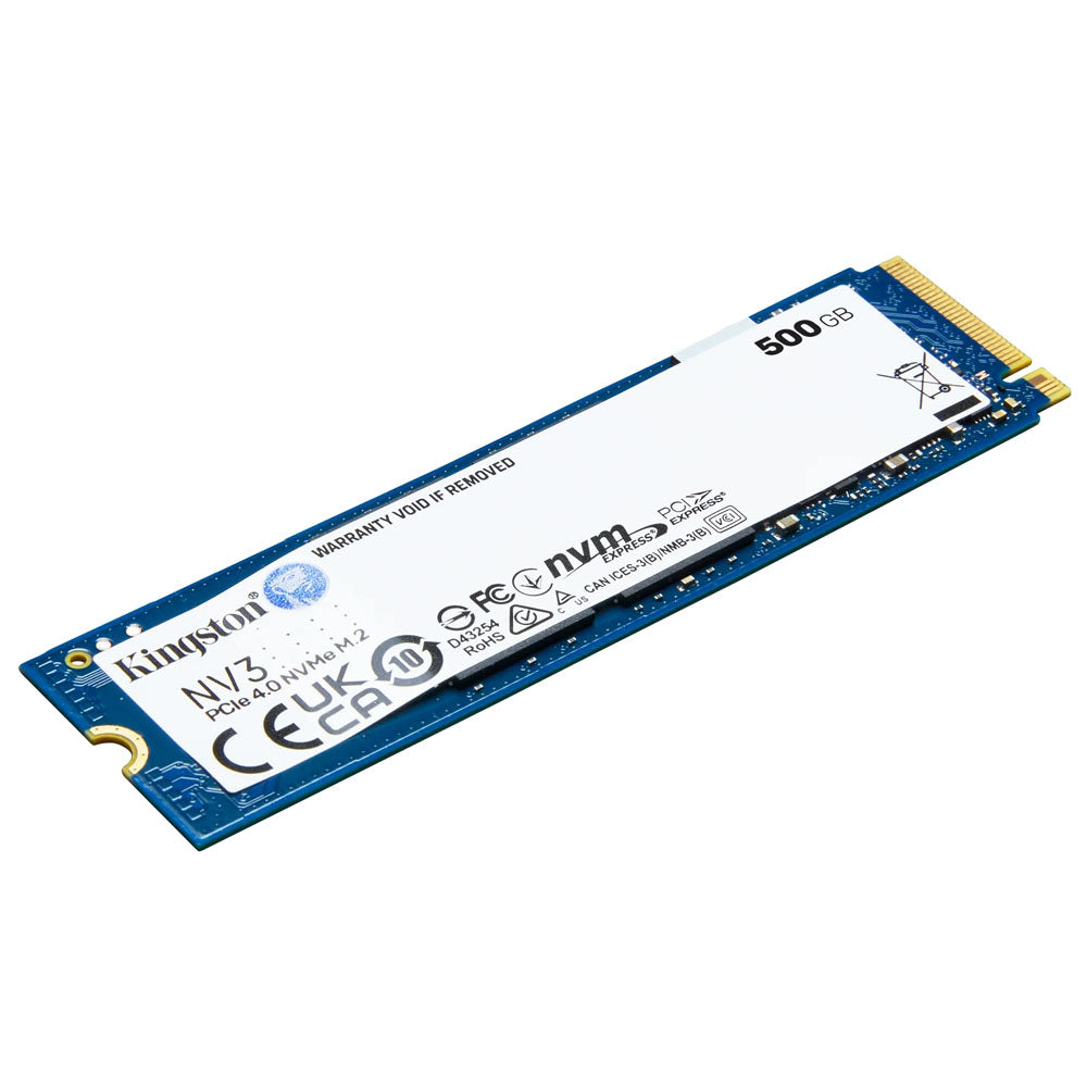 UNIDAD ESTADO SOLIDO KINGSTON 500GB M.2 NV3 PCIE4 NVME 2280 SNV3S/500G