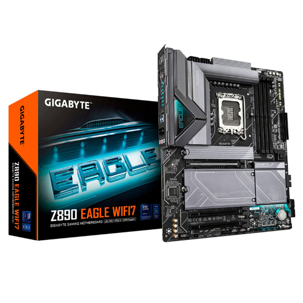 TARJETA MADRE GIGABYTE (Z890 EAGLE WIFI7) SOCKET 1851, 4*DDR5 8800 MHZ, DP, ATX, WIFI7/BT