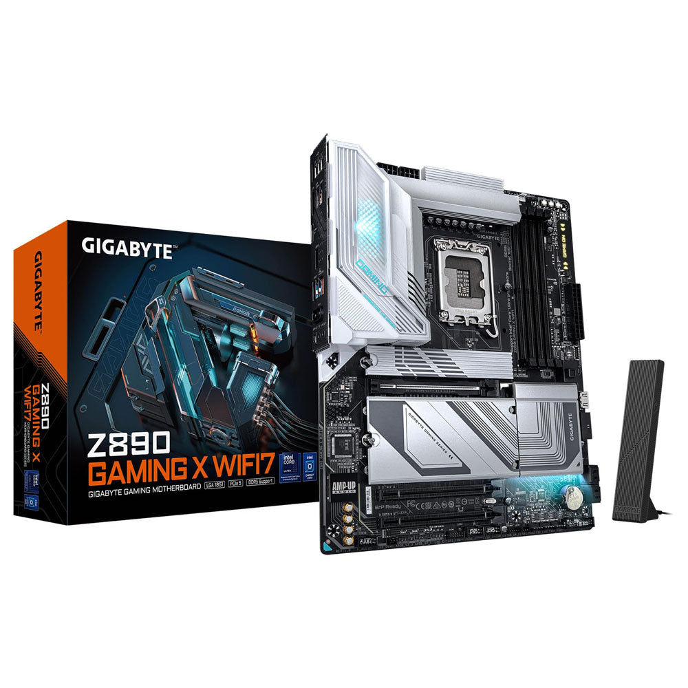 TARJETA MADRE GIGABYTE  (Z890 GAMING X WIFI7) SOCKET 1851, 4*DDR5 9200MHZ, DP, ATX, WIFI7/BT