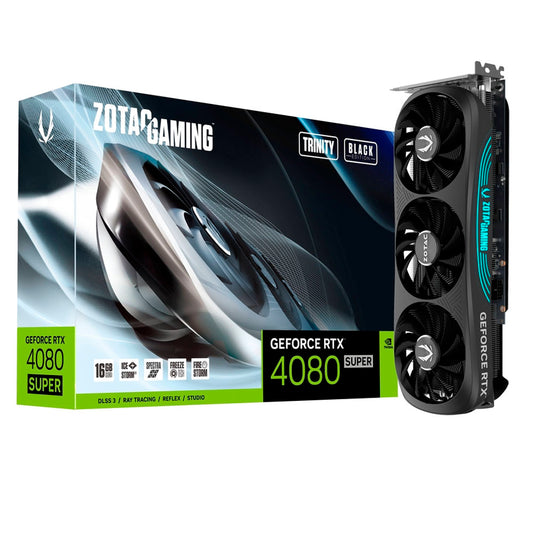 TARJETA DE VIDEO ZOTAC (ZT-D40820D-10P) RTX 4080 SUPER,16GB GDDR6X,256 BIT,DP*3,HDMI*1,3*FAN