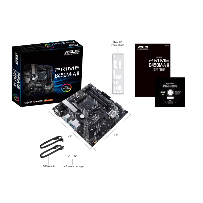 TARJETA MADRE ASUS PRIME B450M-A II/CSM