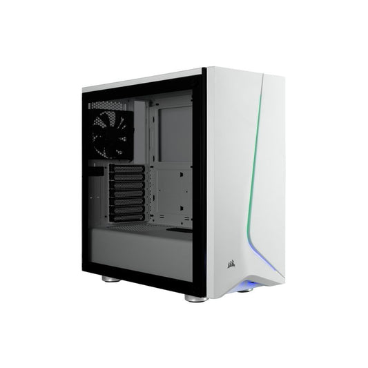 GABINETE CORSAIR SPEC-06 WHITE RGB TG USB 3 ATX CC-9011147-WW