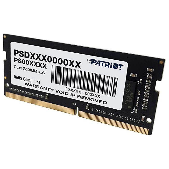 MEMORIA RAM SODIMM PATRIOT PSD48G240081S SIGNATURE 8GB DDR4 2400MHZ CL17