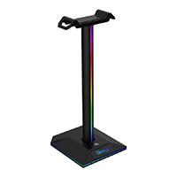 SOPORTE PARA HEADSET GAMER OCELOT NEGRO OBH01
