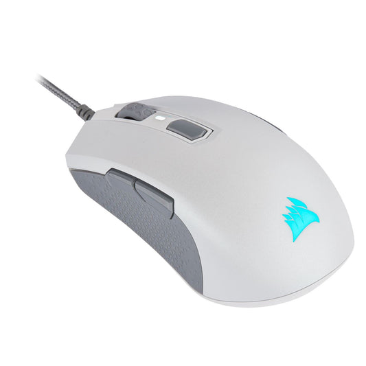 MOUSE CORSAIR M55 PRO RGB OPTICO 12400DPI LED RGB BLANCO CH-9308111-NA