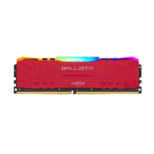 MEMORIA RAM CRUCIAL BALLISTIX RGB 8GB DDR4 3200MHZ RED HS CL17 BL8G32C16U4RL